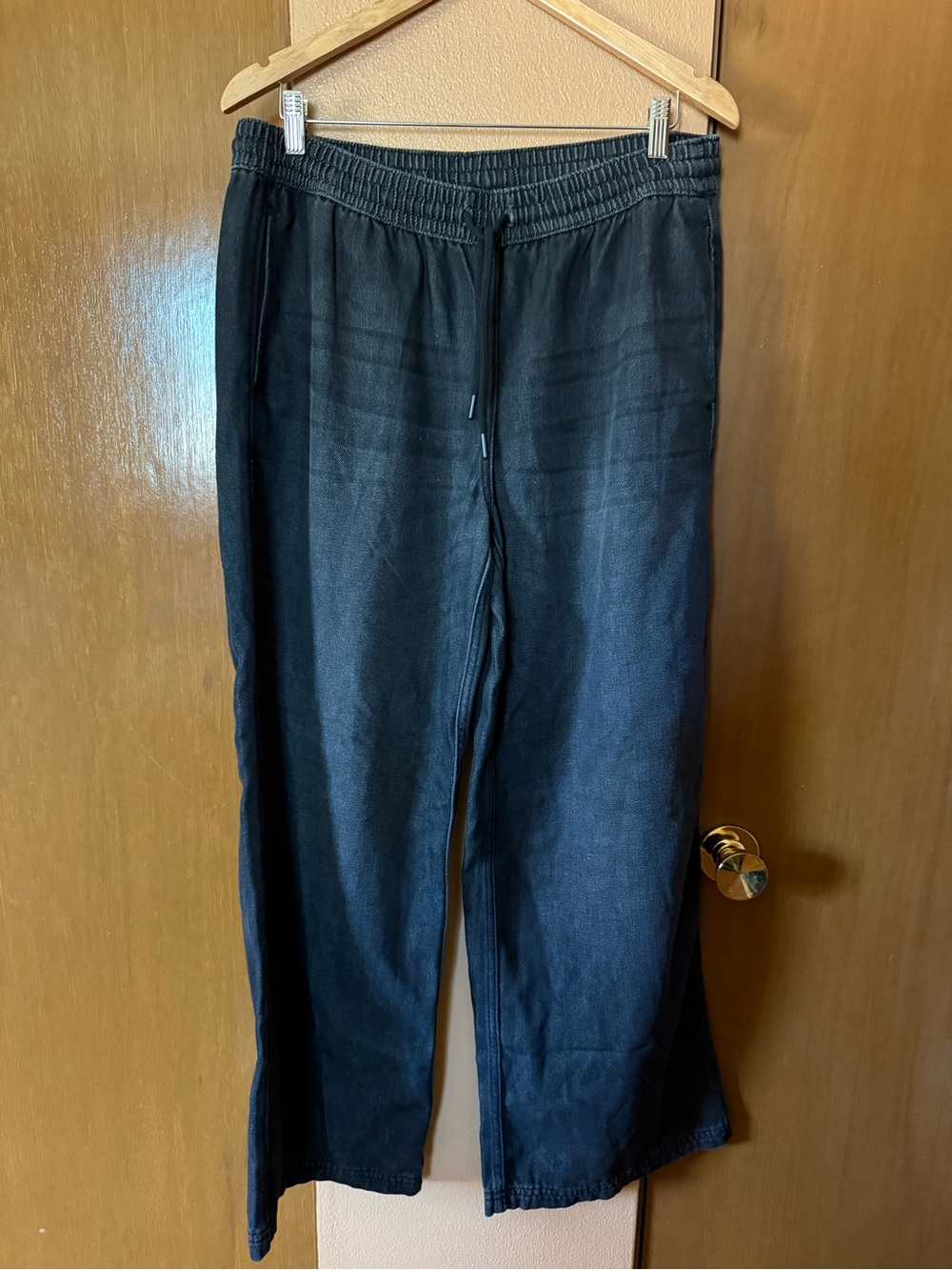H&M Women's Black Wide Leg Flared Jeans